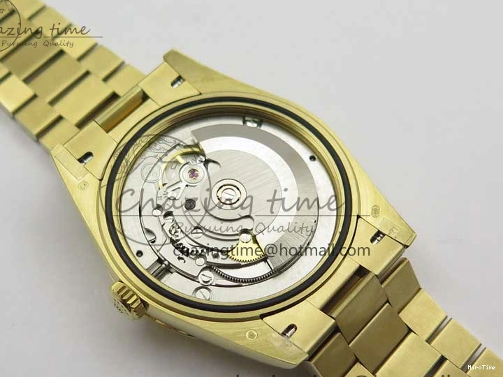 MiroTime 0220 Day-Date 40mm 228239 BP New Dial Version 904 YG Silver Roman Markers Dial on SS President Bracelet A Popular 2806